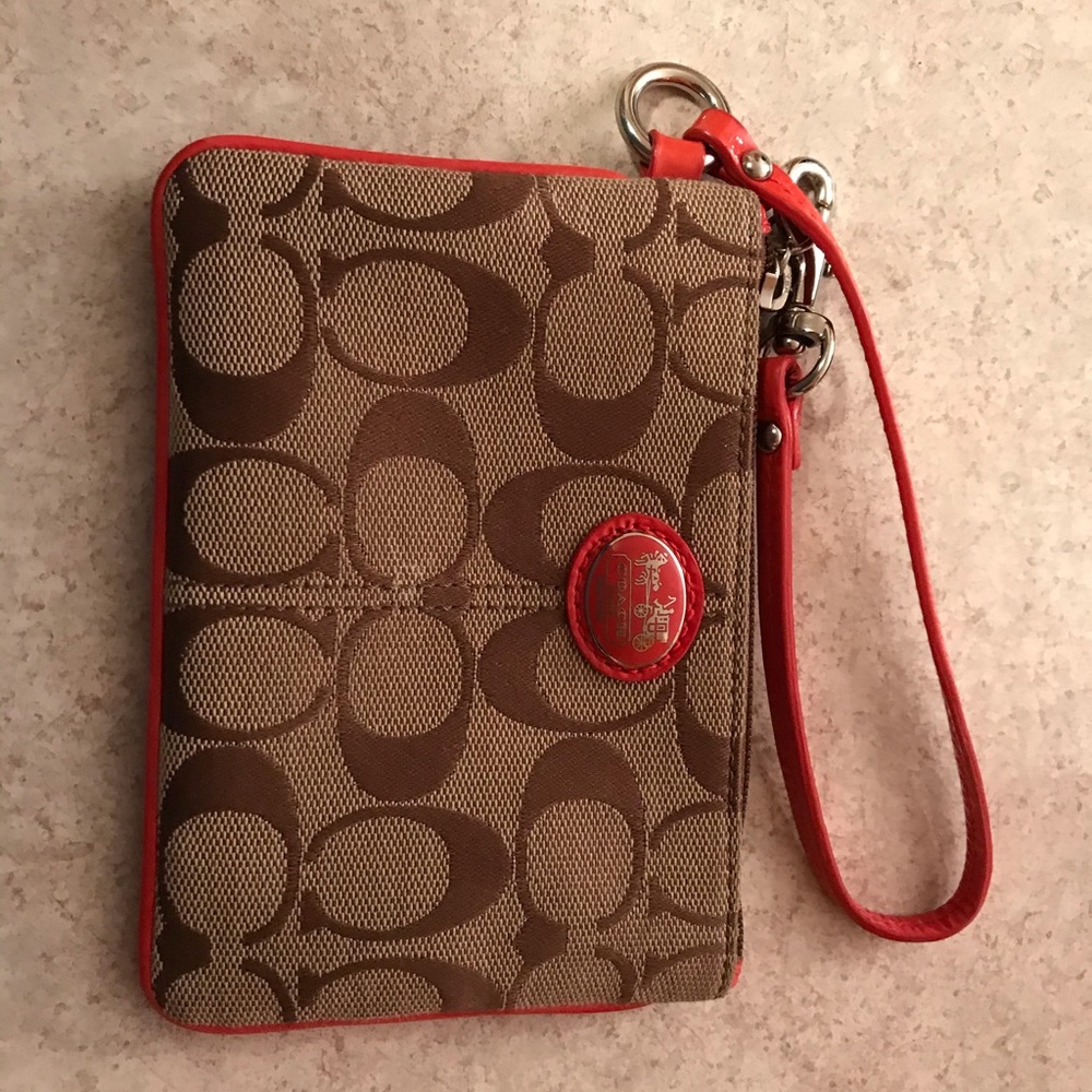 Coach wrist bag